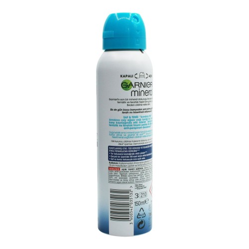 Garnier Mineral Deodorant Saf Temiz 150ml
