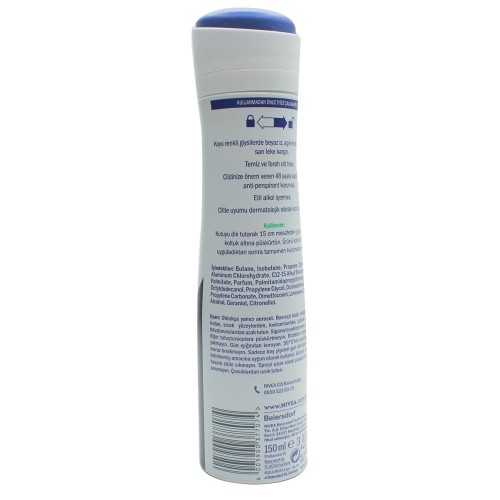 Nivea Deodorant Bayan İnvisible Frersh 150ml