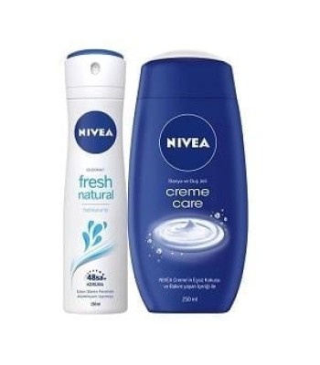 Nivea Deodoran Fresh Kadın 150 ml + Creme Care Duş Jeli 250 ml