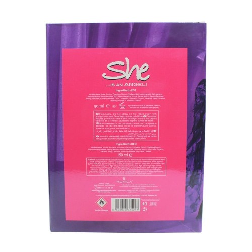 She Edt 50+Deodorant Bayan Angel 150ml