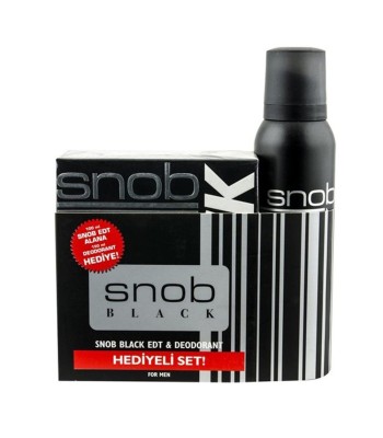 Snob Edt 100ml+Deodorant Black 150ml