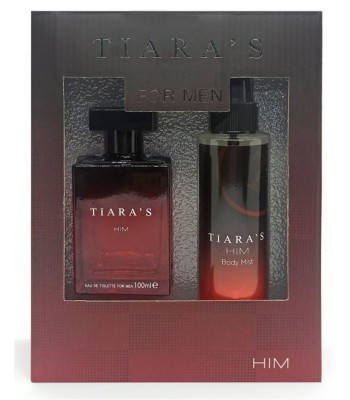Tiaras Set Edt 100+Bady Mist Him